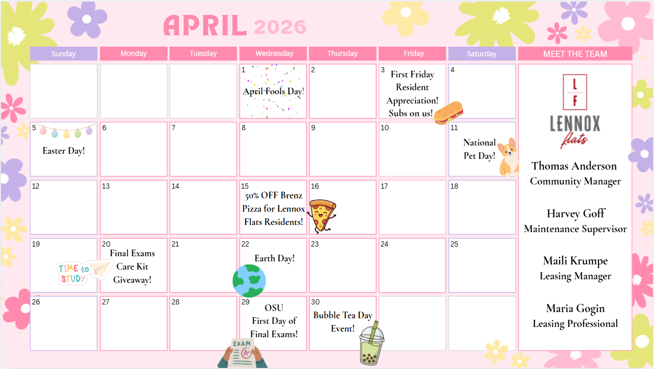 Local events for students at Ohio State