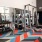 a gym with exercise equipment