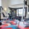 a gym with exercise equipment