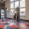 a gym with exercise equipment
